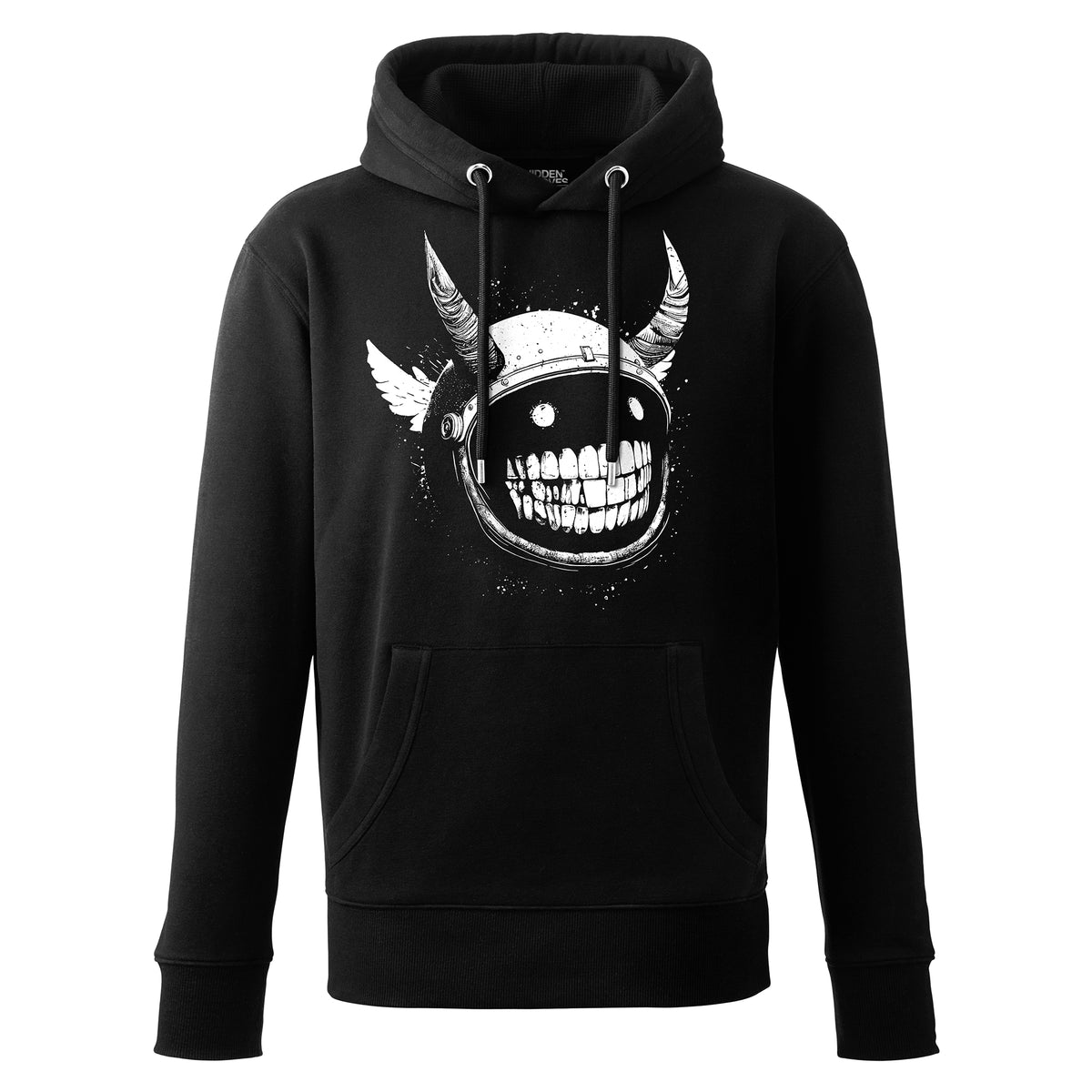 Mouthful: Black Graphic Hoodie | Hidden Moves